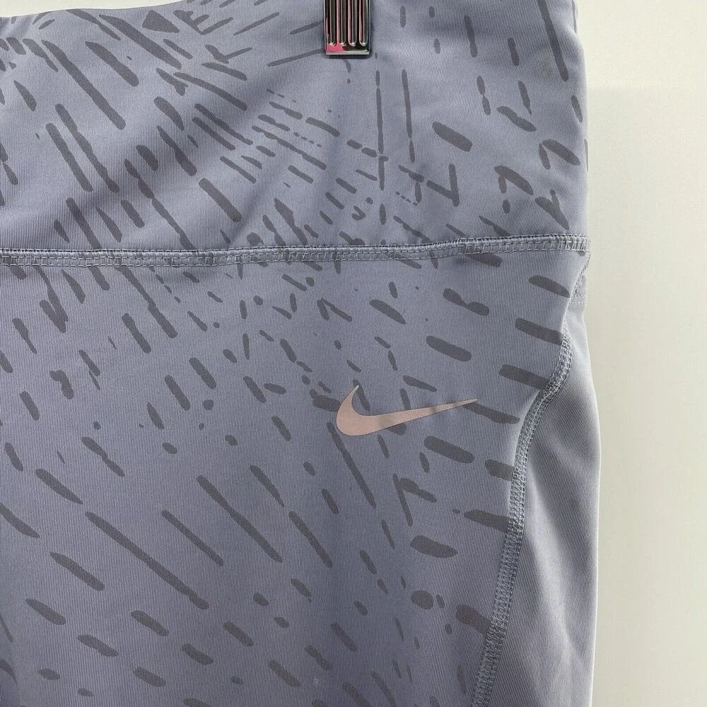Nike‎ XXL Fast Running Women's Dri-FIT Reflective Leggings Purple DD6803-519